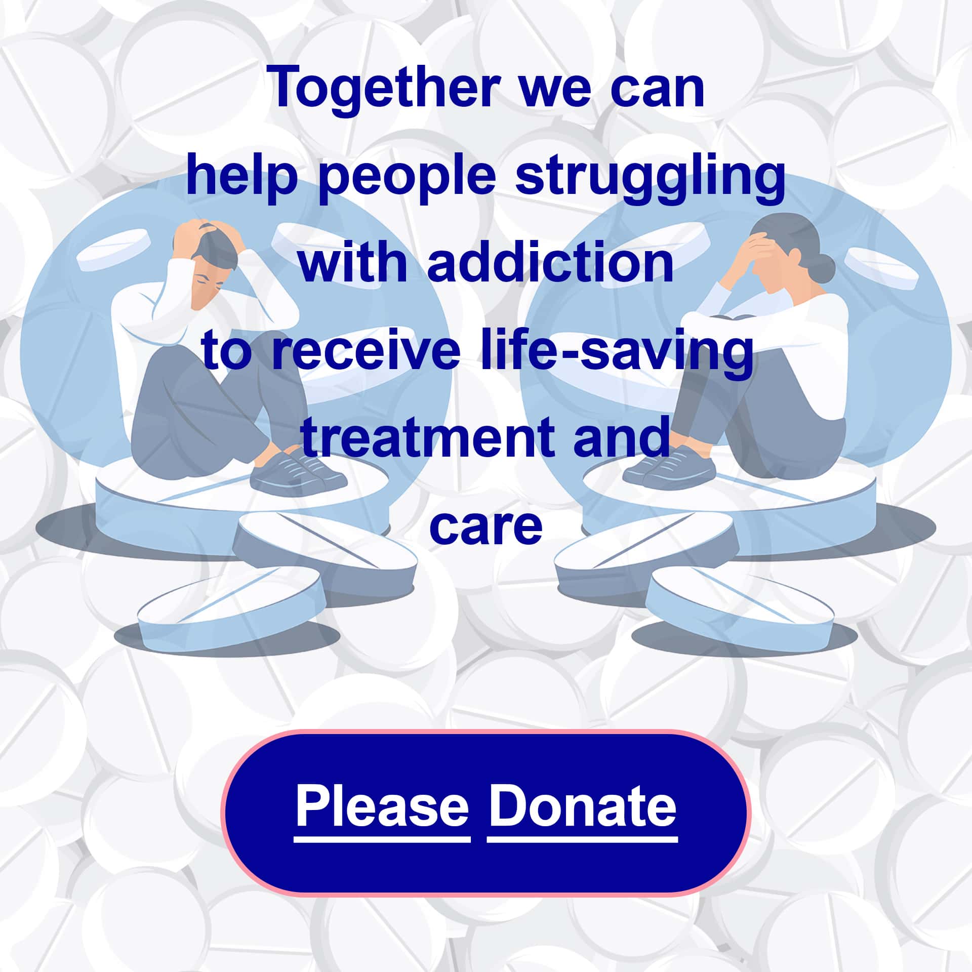 Together we can help people receive life-saving treatment and care please donate