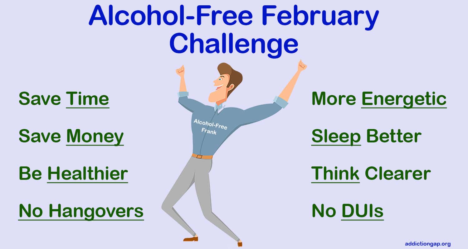 Alcohol free frank excited for all the benefits of being alcohol free in february