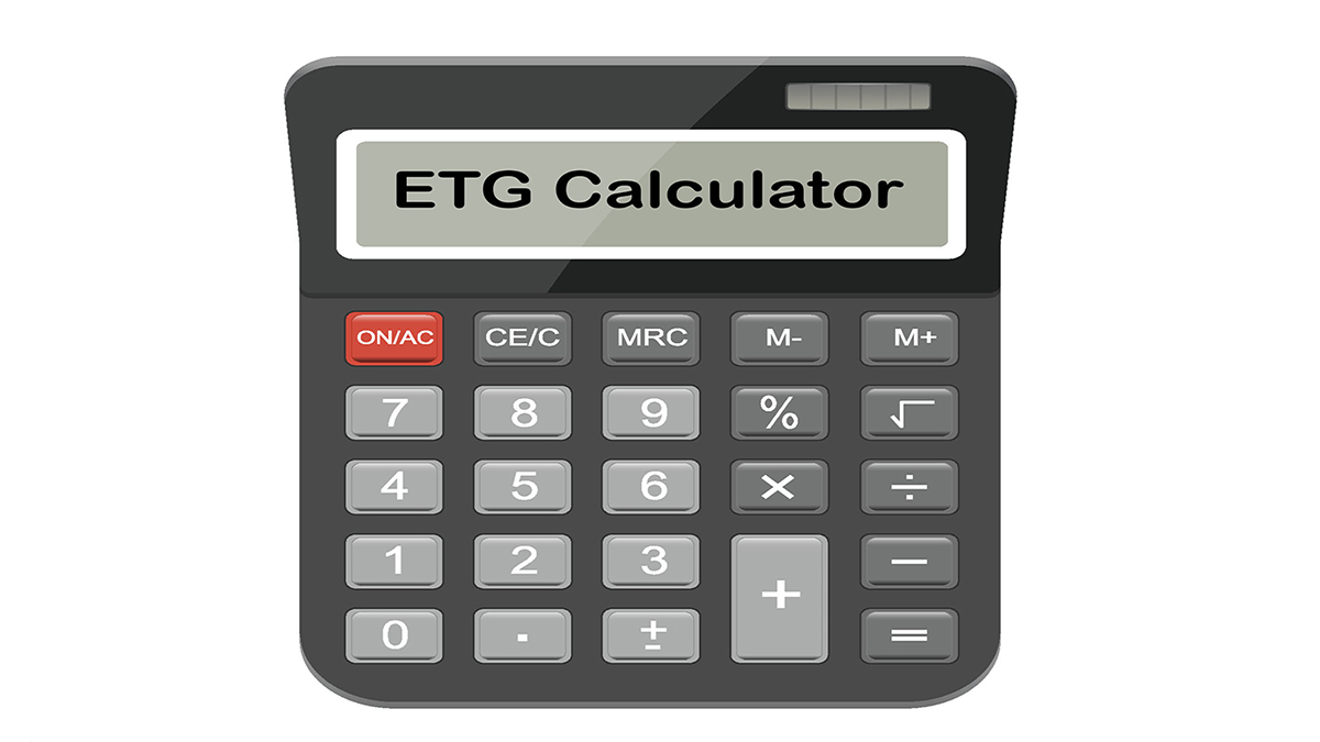 ETG Calculator Timeline Alcohol Test Addiction Gap