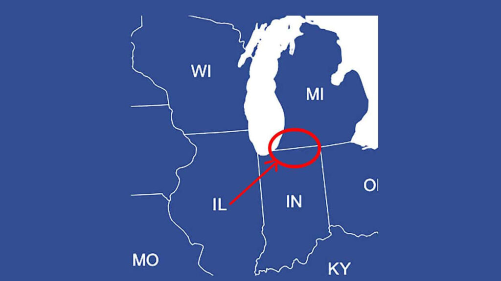 Michigan Indiana map michiana addiction resources