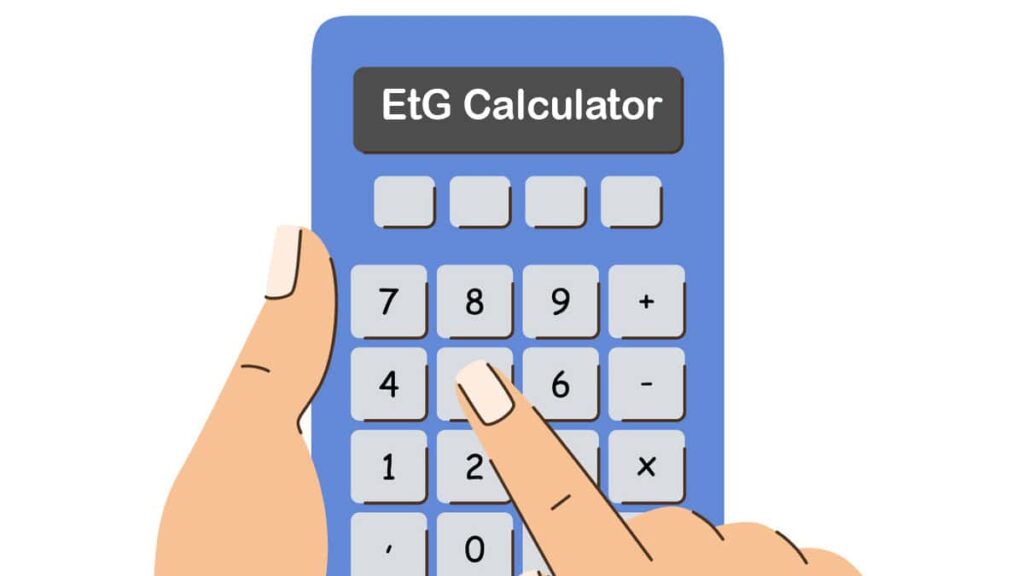 man holding bac calculator in their hand